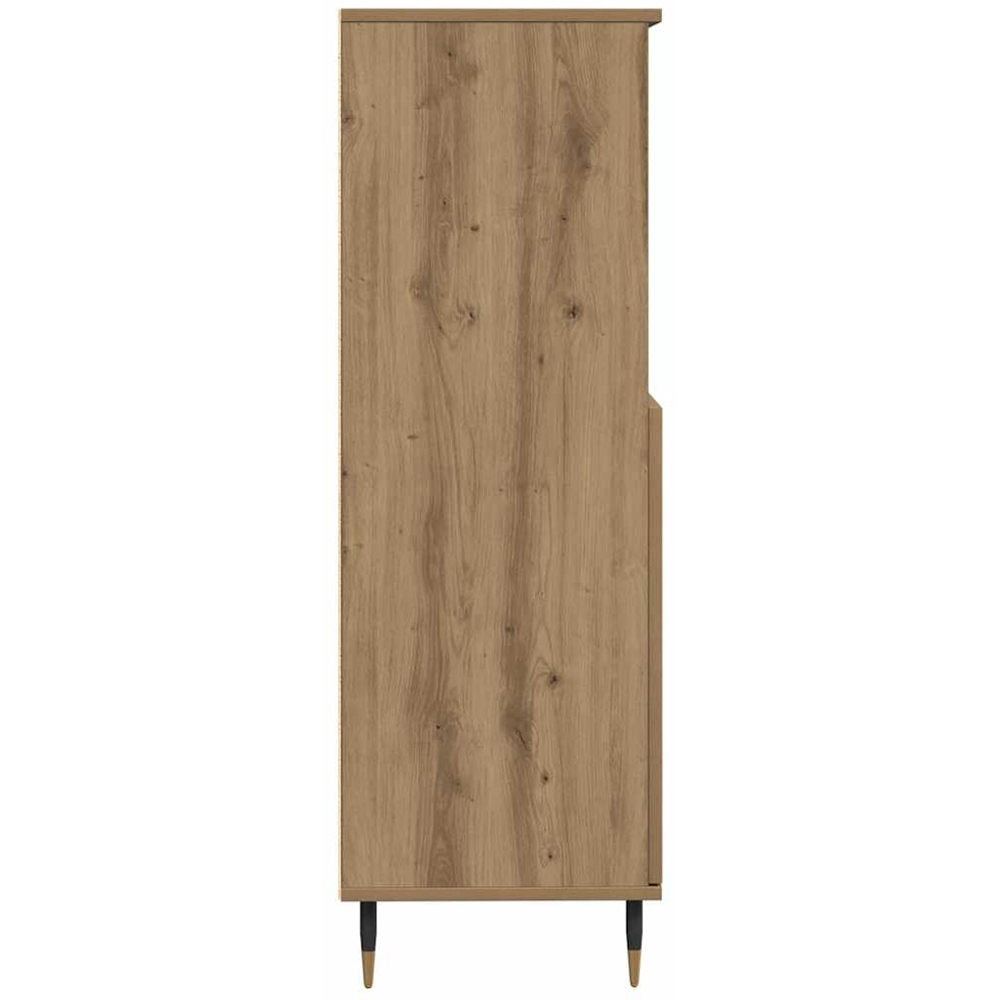 vidaXL 2 Door 2 Shelf Artisan Oak Highboard Image 5