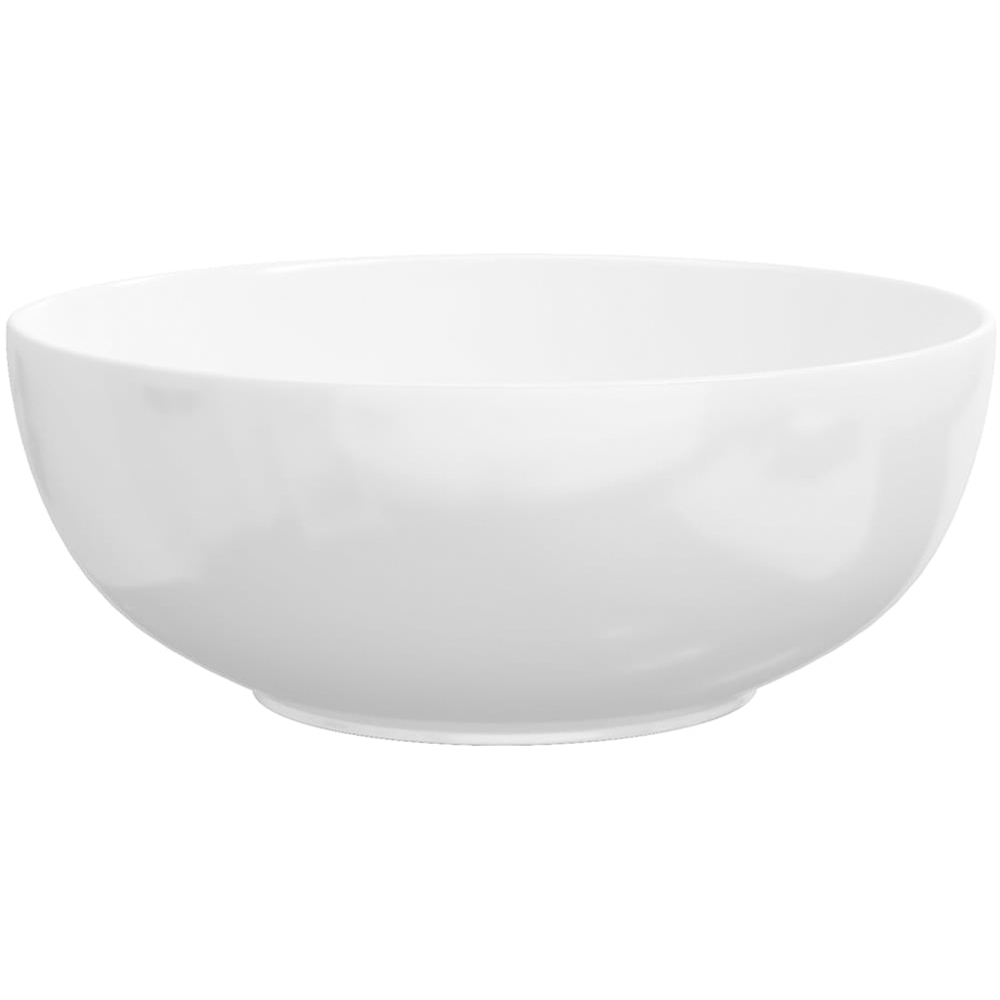 vidaXL White Ceramic Round Wash Basin 170 x 440mm Image 4