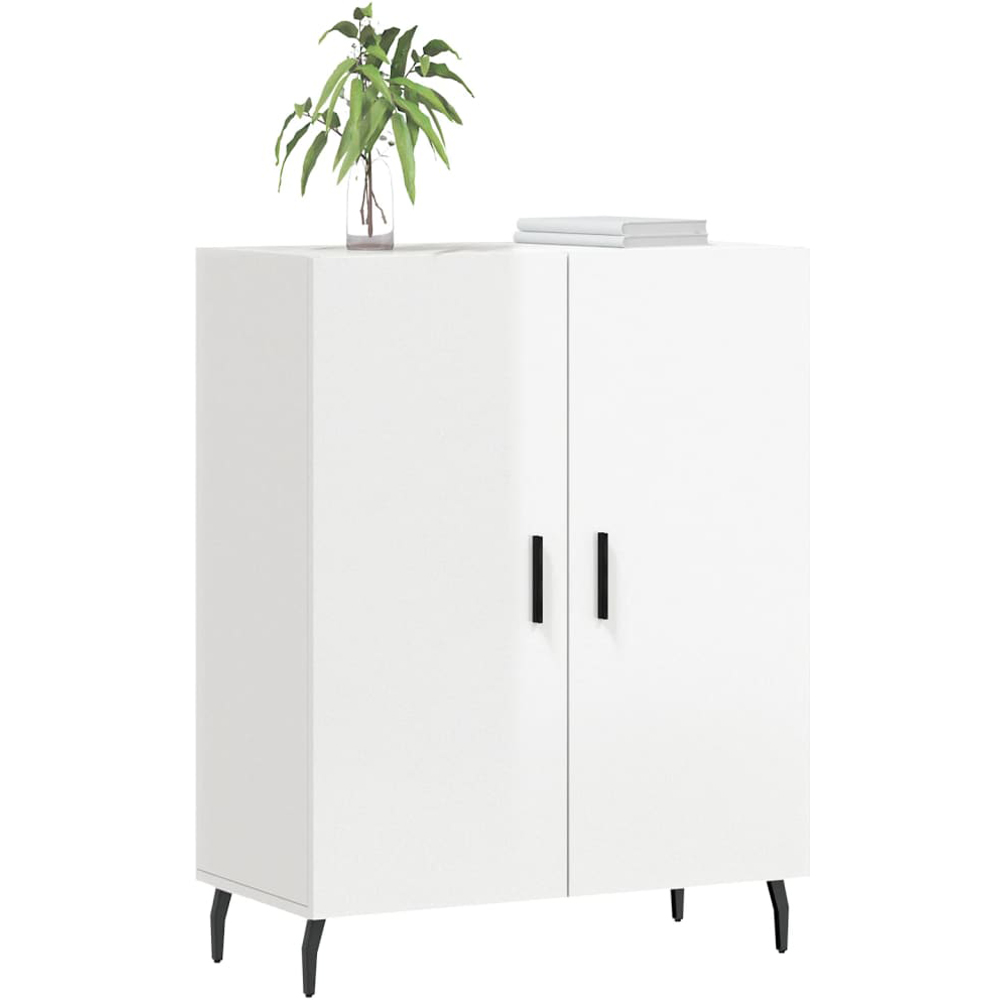 vidaXL White Engineered Wood Sideboard Image 4