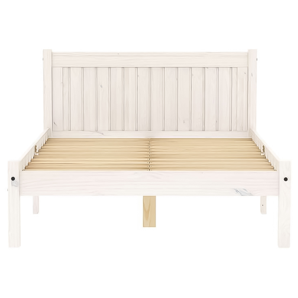 Rio Small Double White Bed Image 3