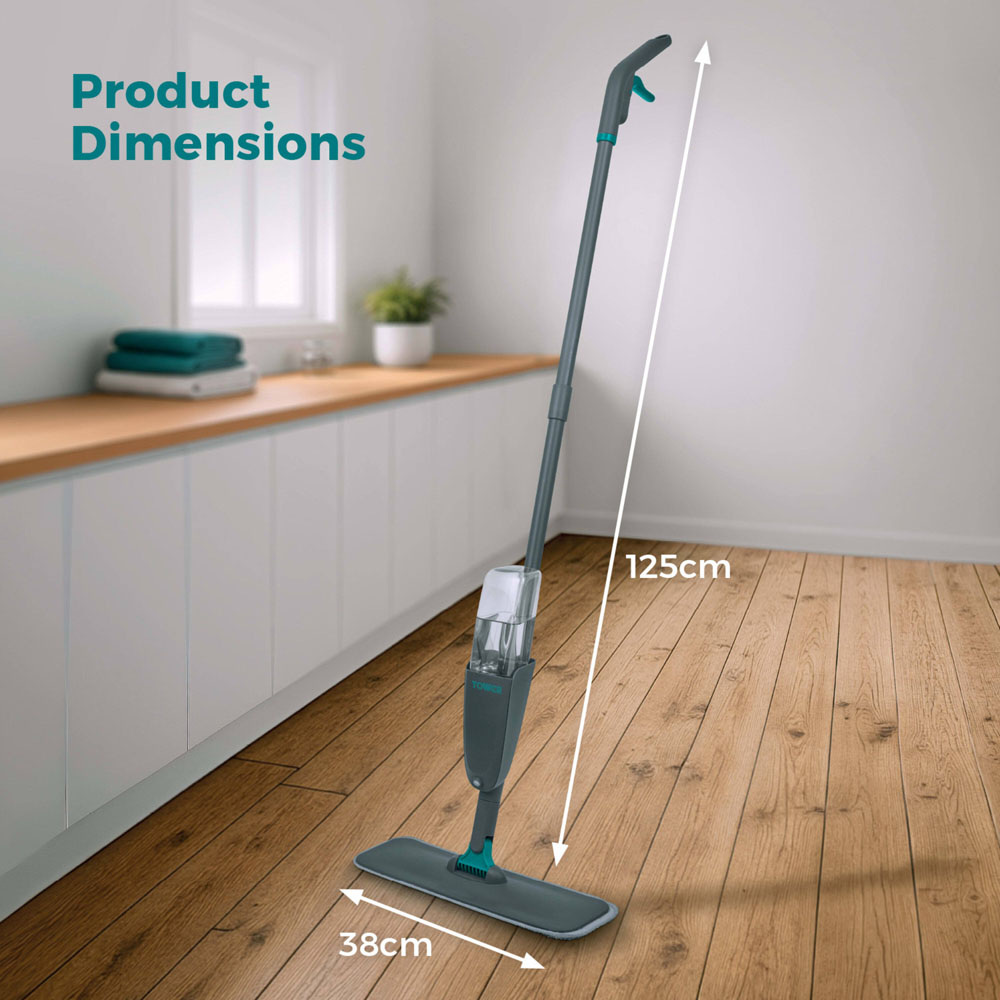 Tower Spray Mop with 4 Refills Image 9