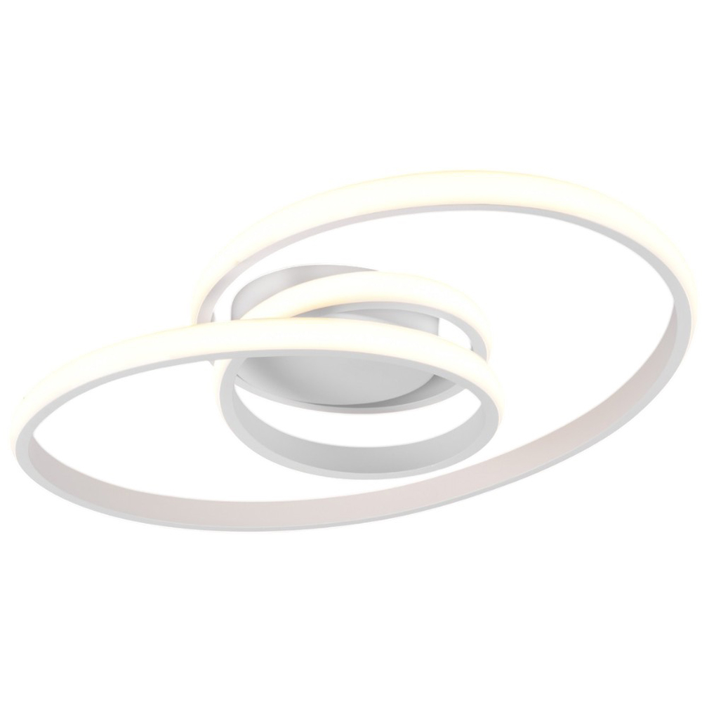TRIO Sansa Matt White LED Ceiling Light Image 1
