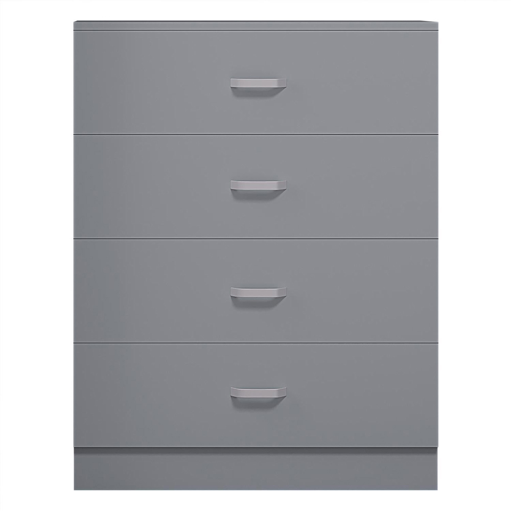 FWStyle Tunis 4 Drawer Matt Grey Chest of Drawer Image 3