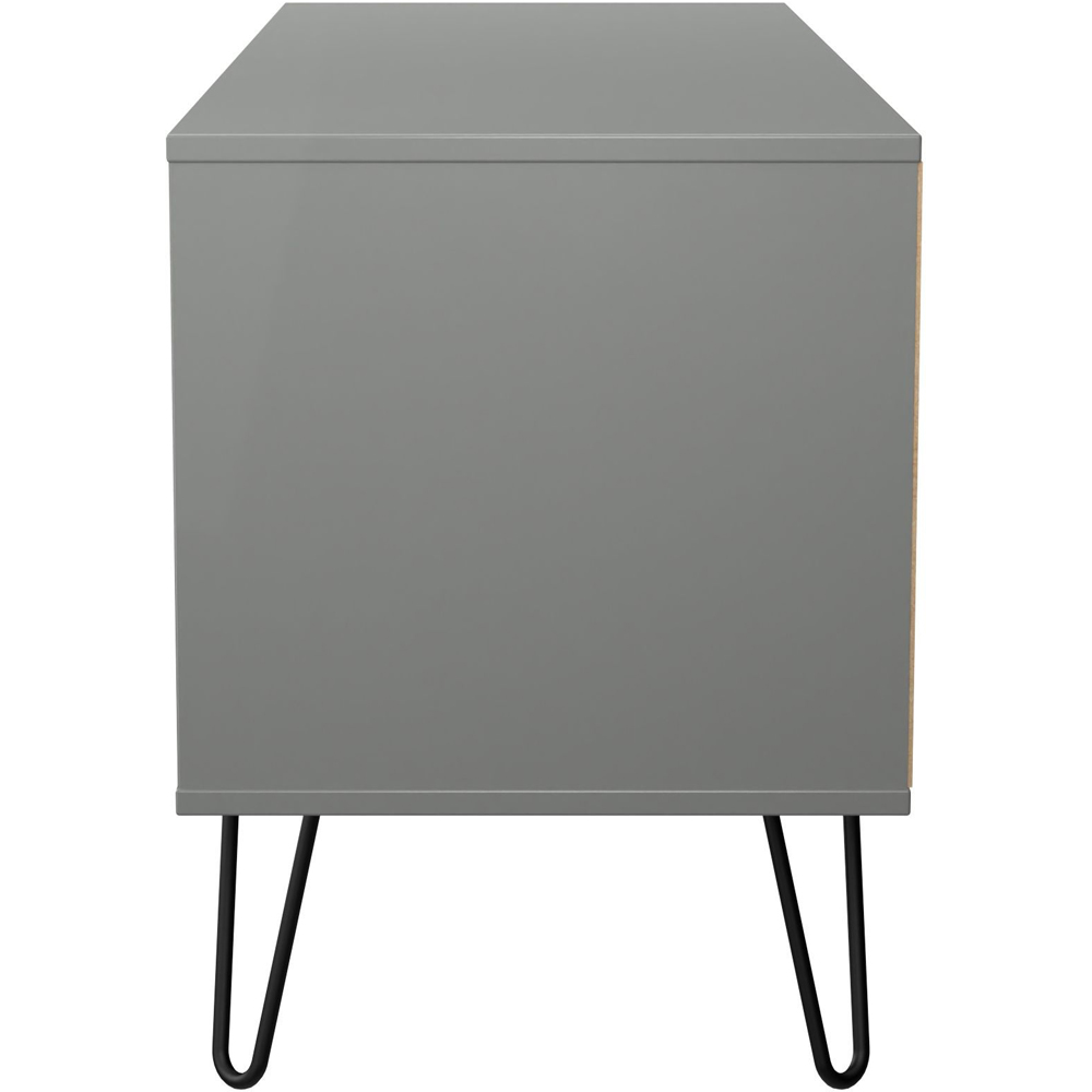 Crowndale Harlequin 4 Drawer Dusk Grey Bed Box Ready Assembled Image 4