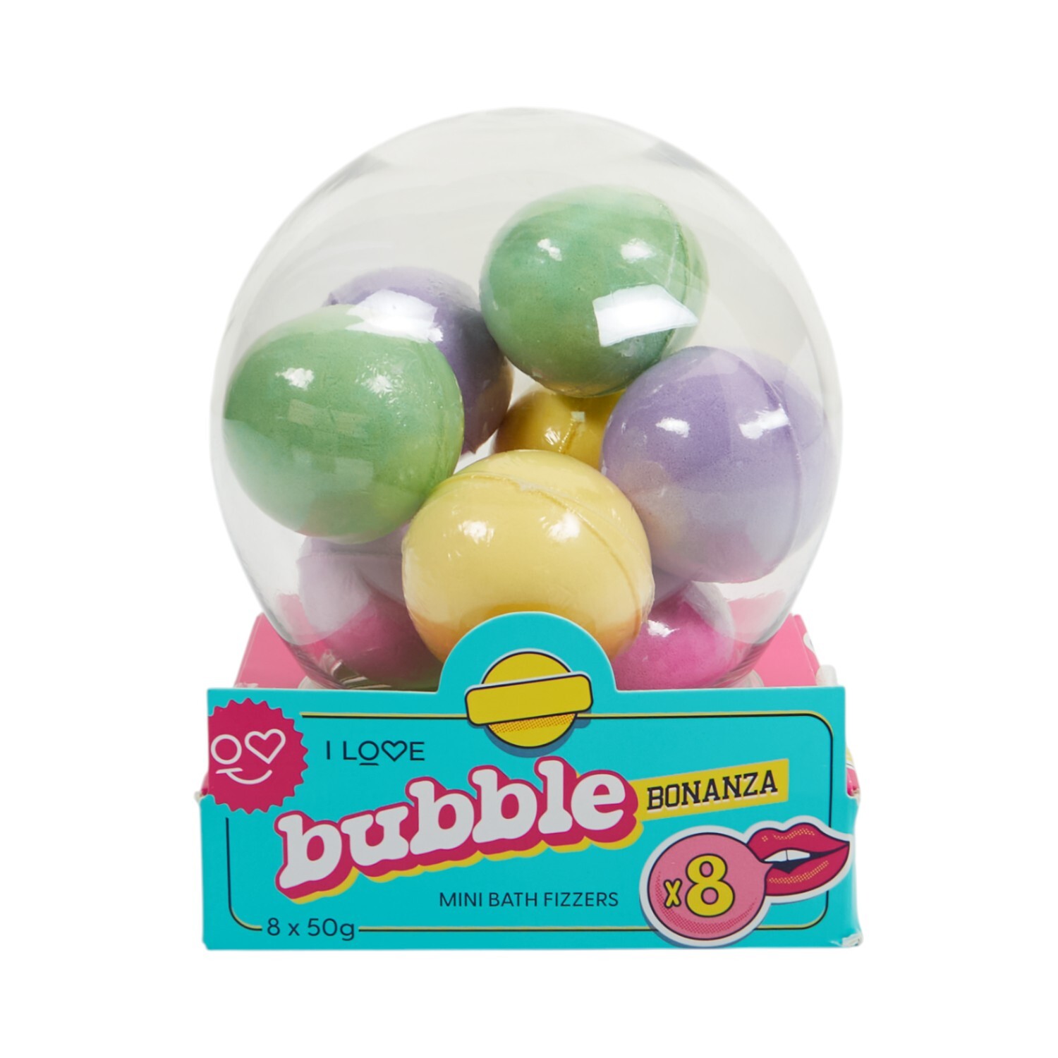 Pack of 8 Bubble Bonanza Mini Bath Fizzers Image 1