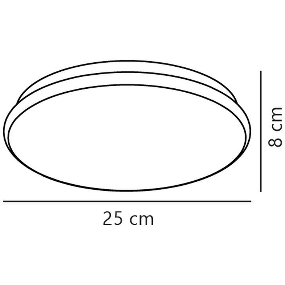 Nordlux Montone 25 800 Lumens 2700K White LED Ceiling Light Image 5