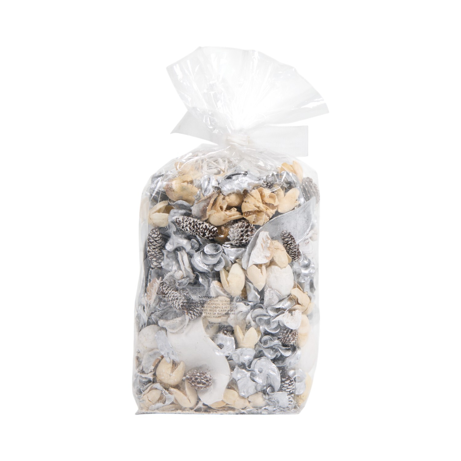 Mixed Frosted Snowflake Potpourri Bag Silver Image 4
