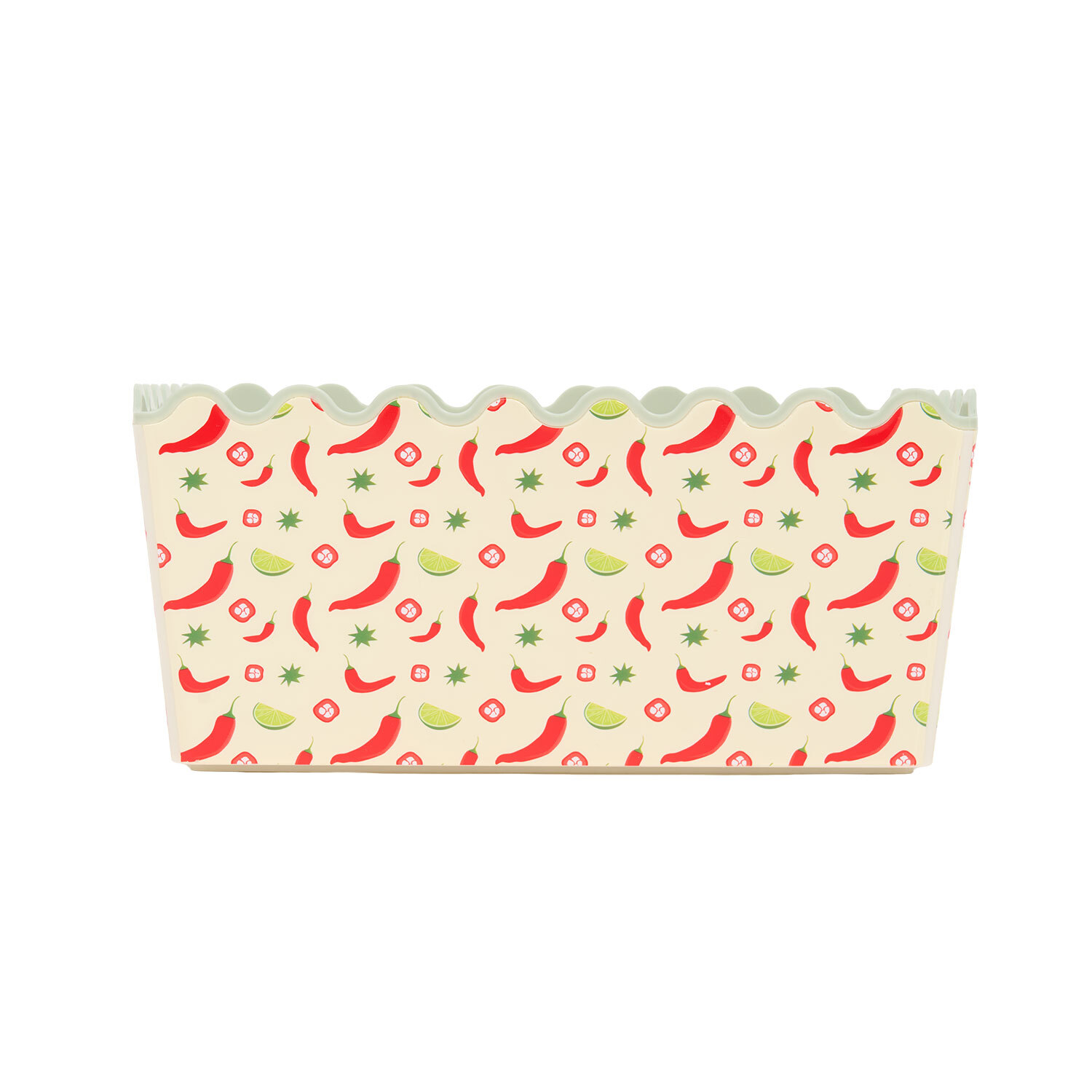 Fruit or Spicy Wave Printed Storage Basket Image 2