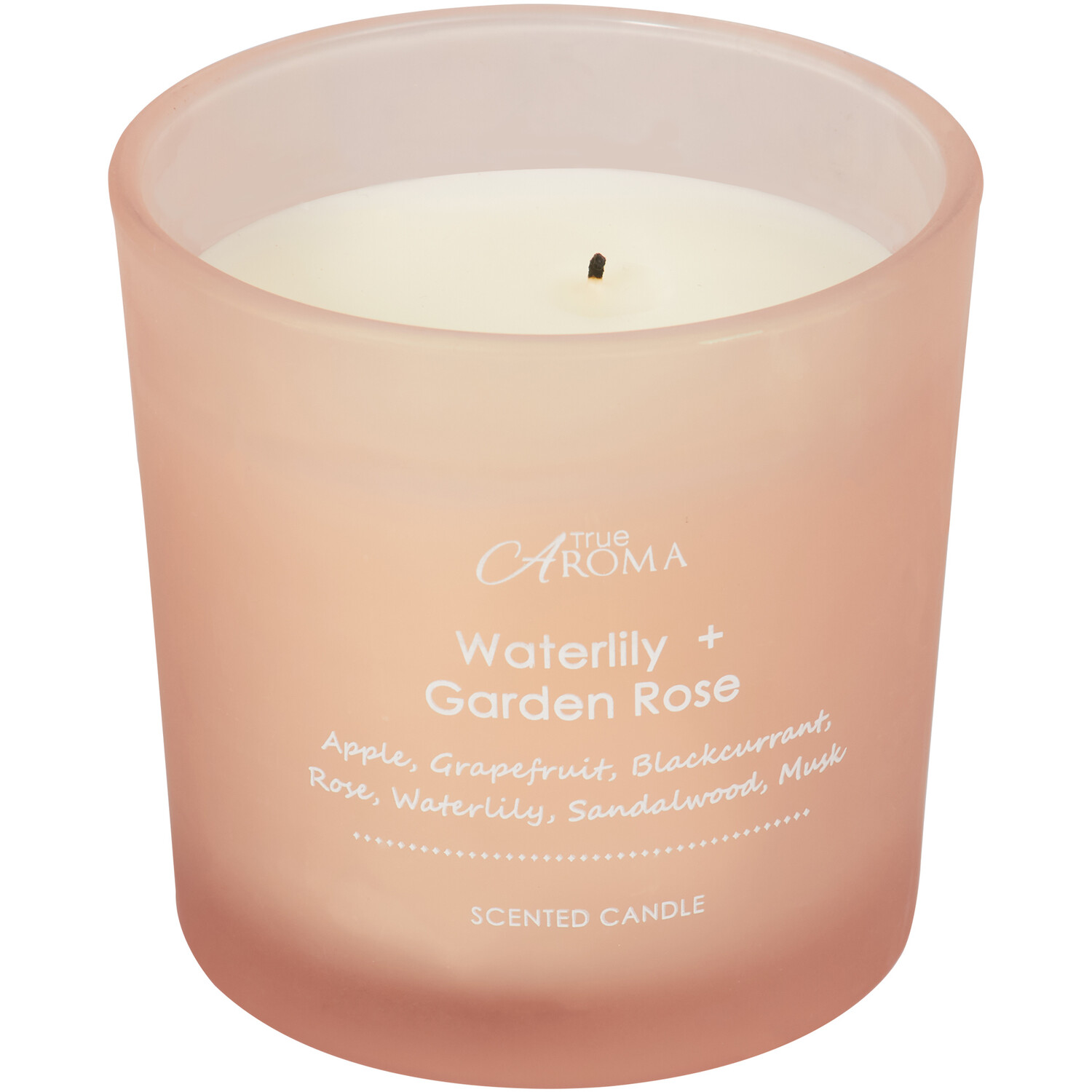 Water Lily & Garden Rose Candle - Pink Image 2