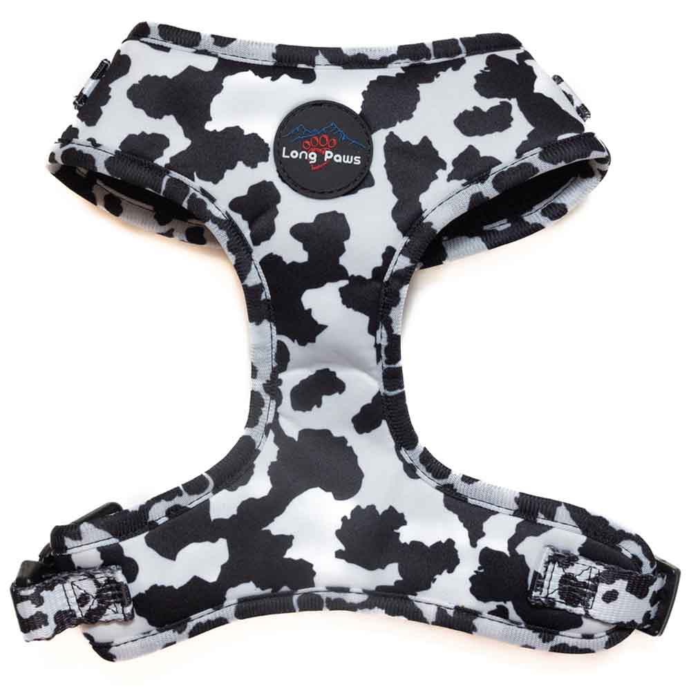 Long Paws Funk the Dog Small Cow Print Harness Image 1