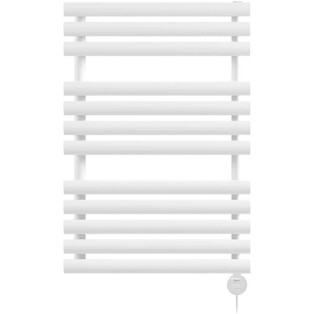 Terma Rolo Towel White Electric Towel Rail with VEO Element Controller 755 x 520mm Image 1