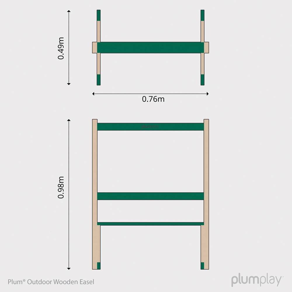 Plum Play Double Sided Outdoor Easel Image 4