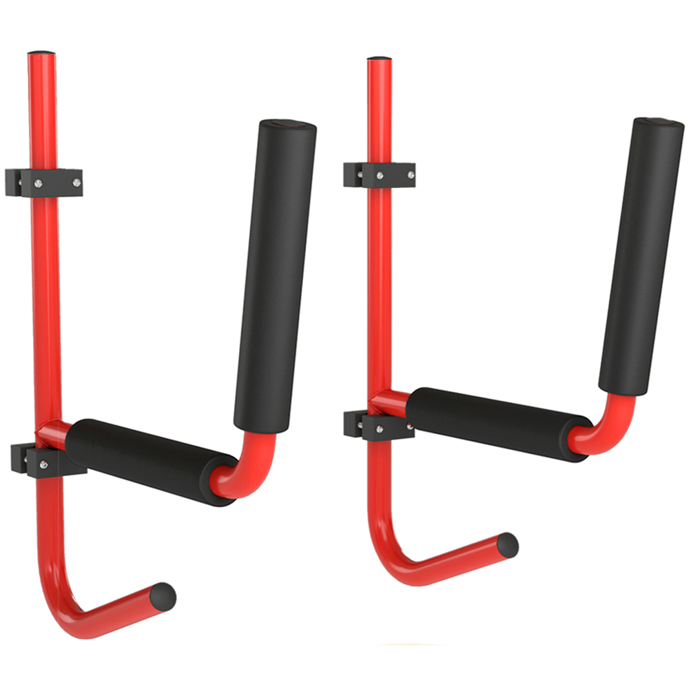 HOMCOM Heavy Duty Wall Mounted Kayak Rack with Fixings Image 1