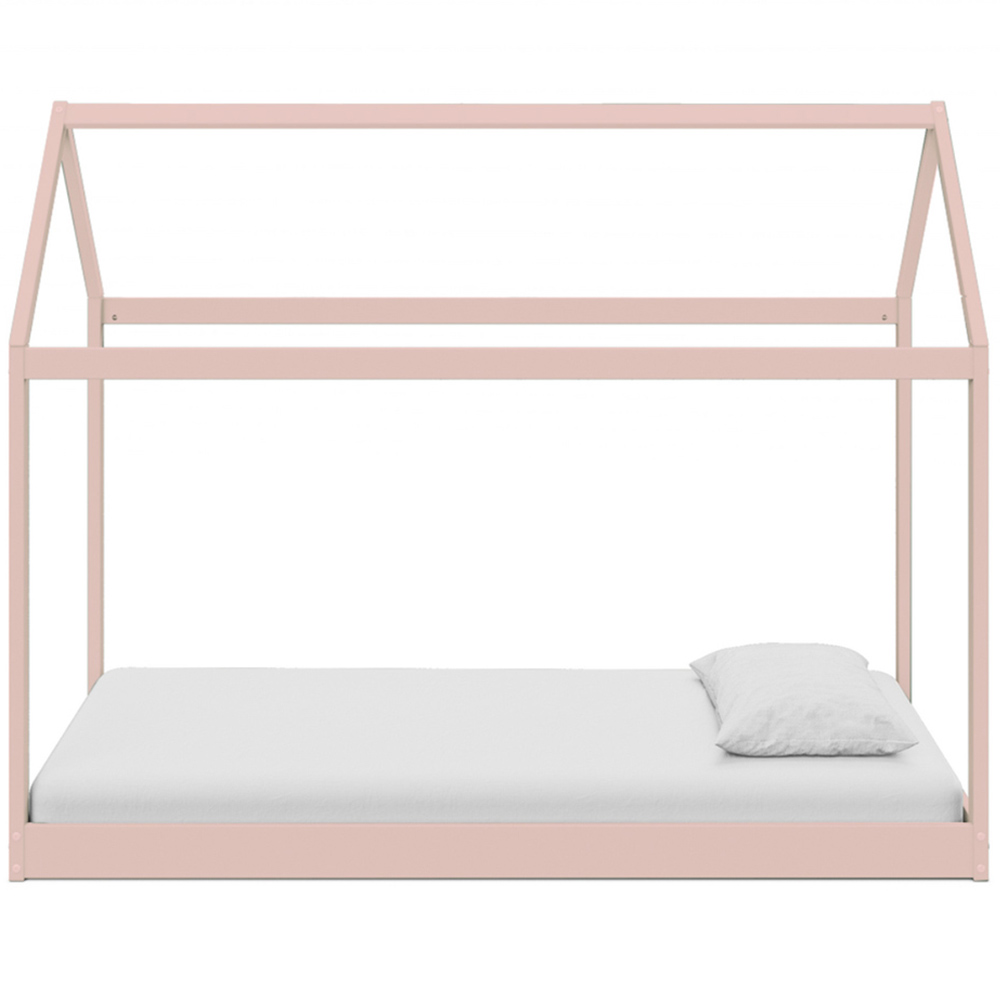 Home Detail Taylor Pink Wooden Kids House Bed Image 2