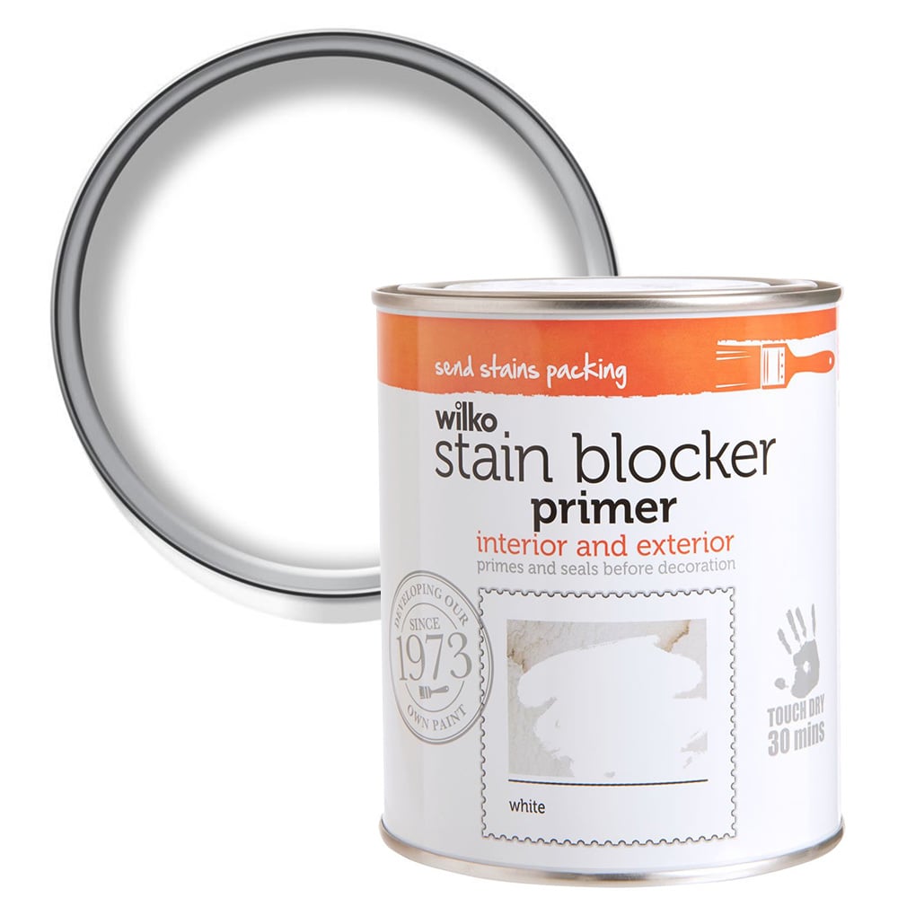 Wilko White Stain Blocker Primer 750ml Image 1