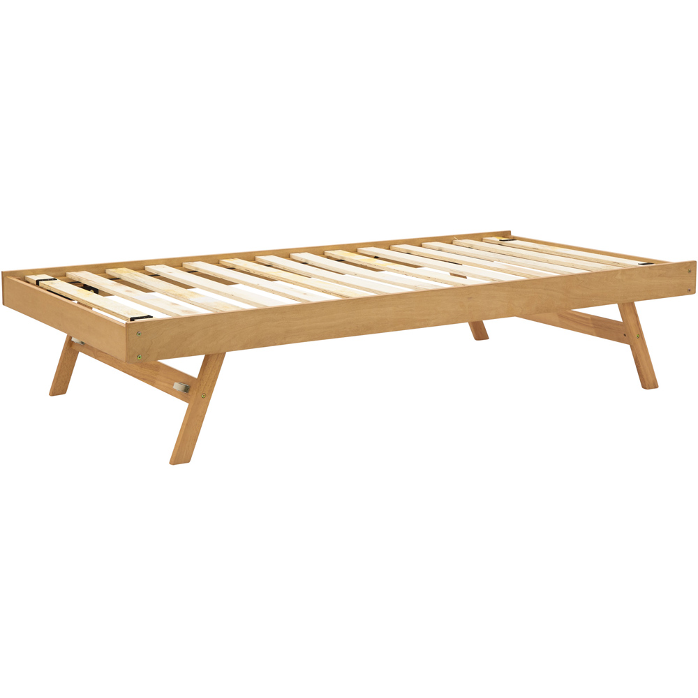 GFW Madrid Oak Wooden Trundle Day Bed Image 5