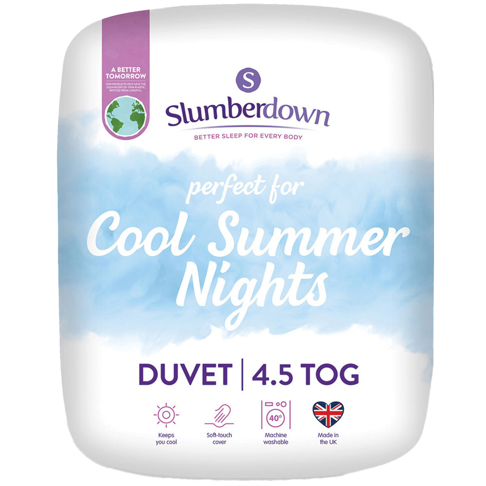 Slumberdown Cool Summer 4.5Tog Duvet - Double Image 1