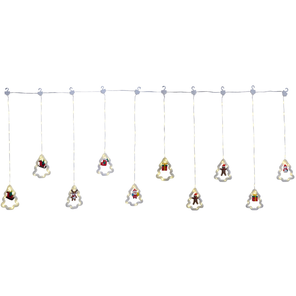 135 LED Christmas Character Curtain Light Image 6