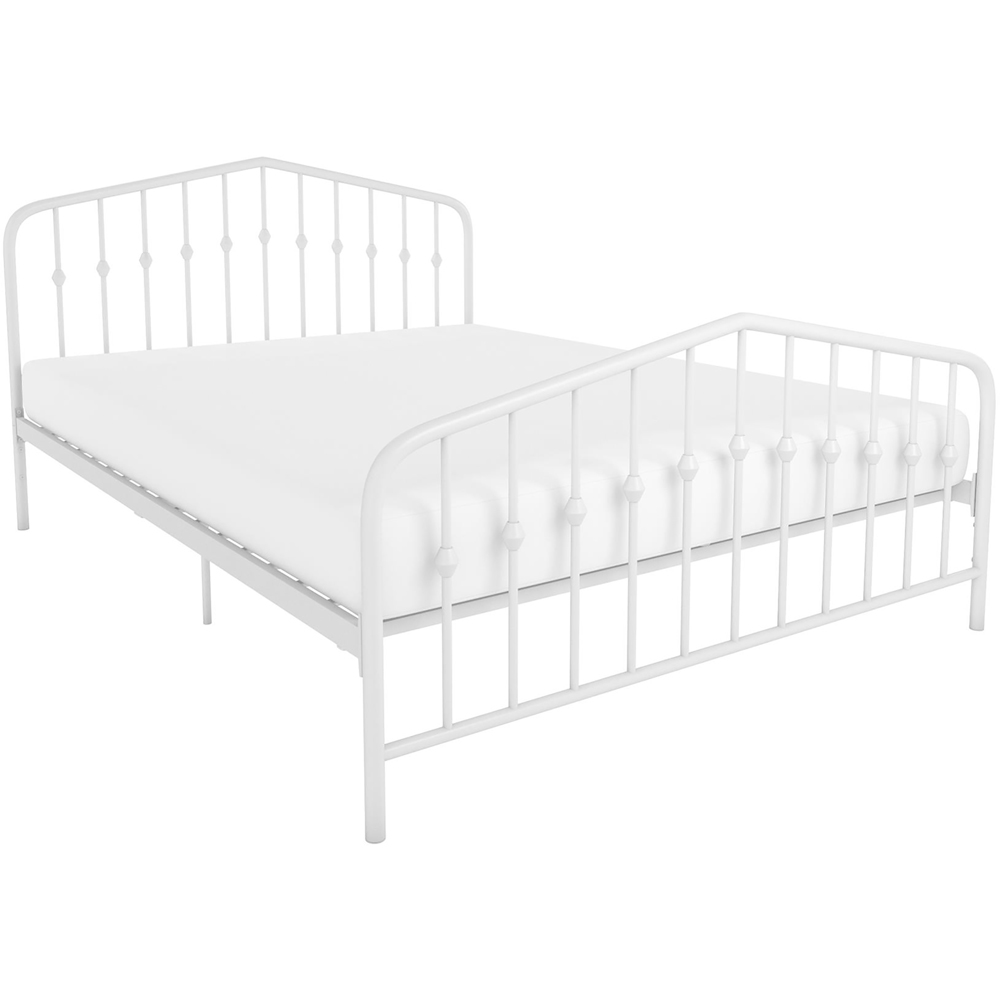 Novogratz Bushwick Double White Bed Frame Image 2