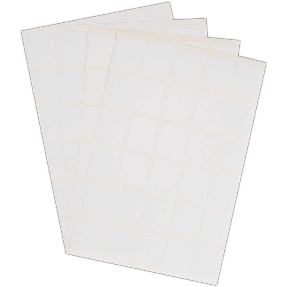 Blick White Rectangular Self Adhesive Office Label 19 x 25mm 1200 Pack Image 5