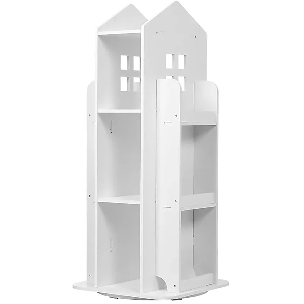 Neo White House Shaped Rotating Kid's Freestanding Bookshelf Image 2
