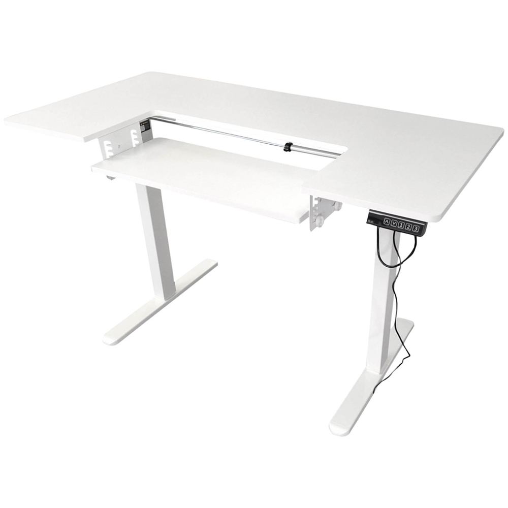 Sewing Online WC1015 Electric White Adjustable Sewing Machine Table Image 1