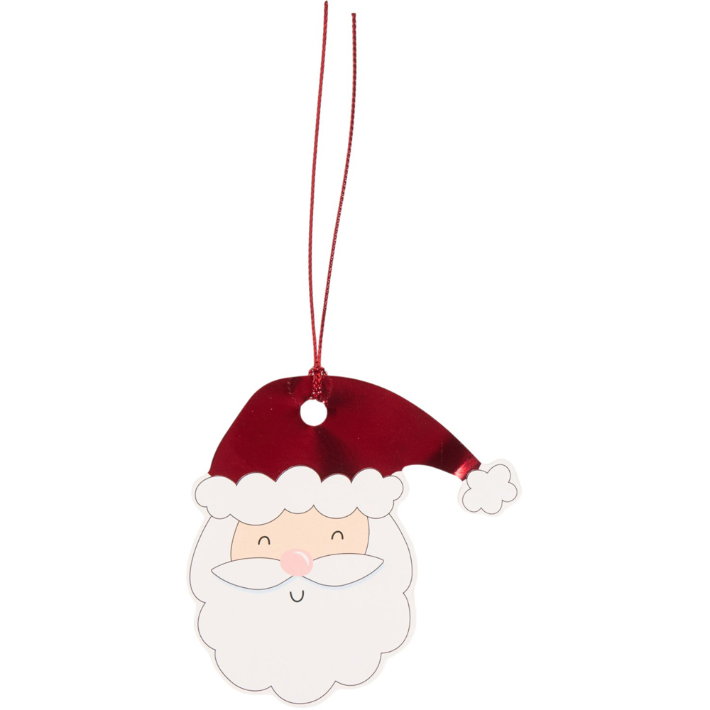 Pack of 20 Santa Face Gift Tags Image 2