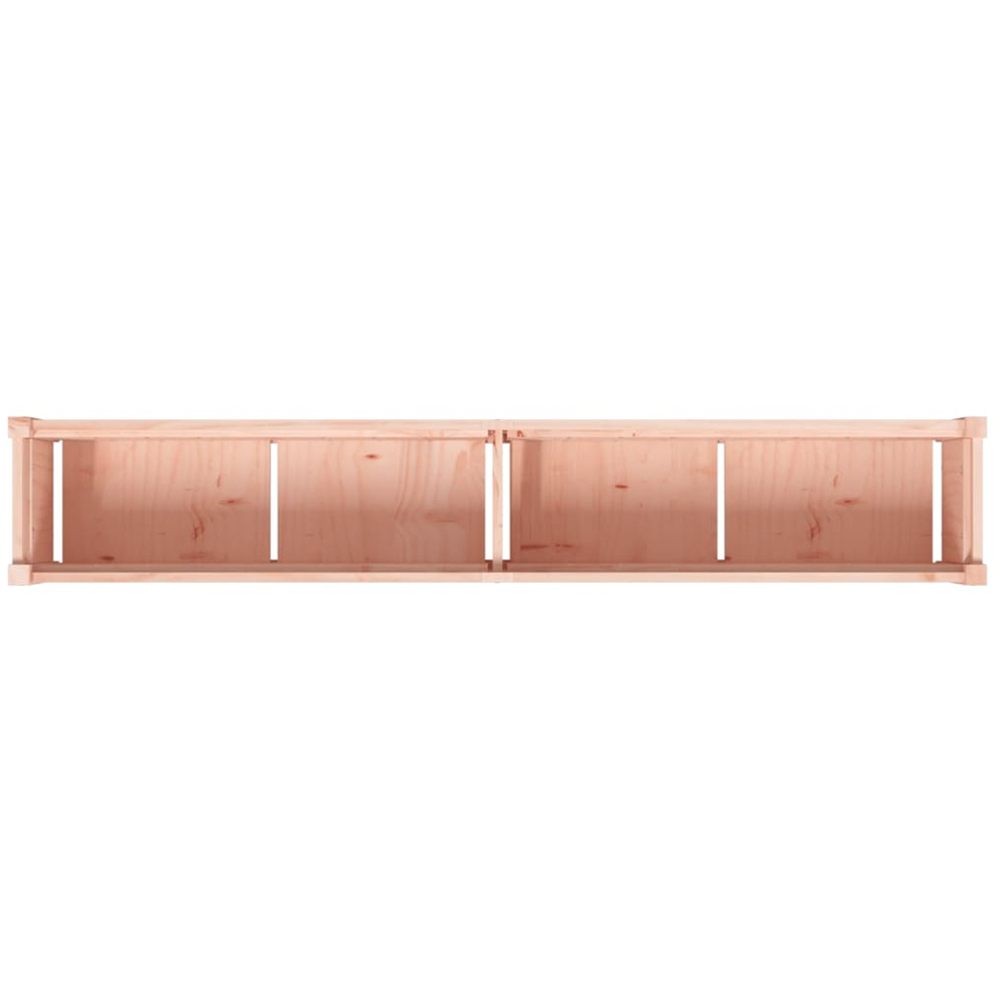 vidaXL Natural Solid Douglas Fir Wood Garden Planter 180 x 31 x 31cm Image 7