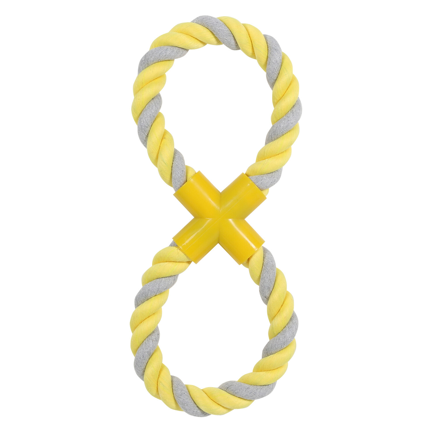 Single 8 Shape Rope Tug Dog Toy in Assorted styles Image 1
