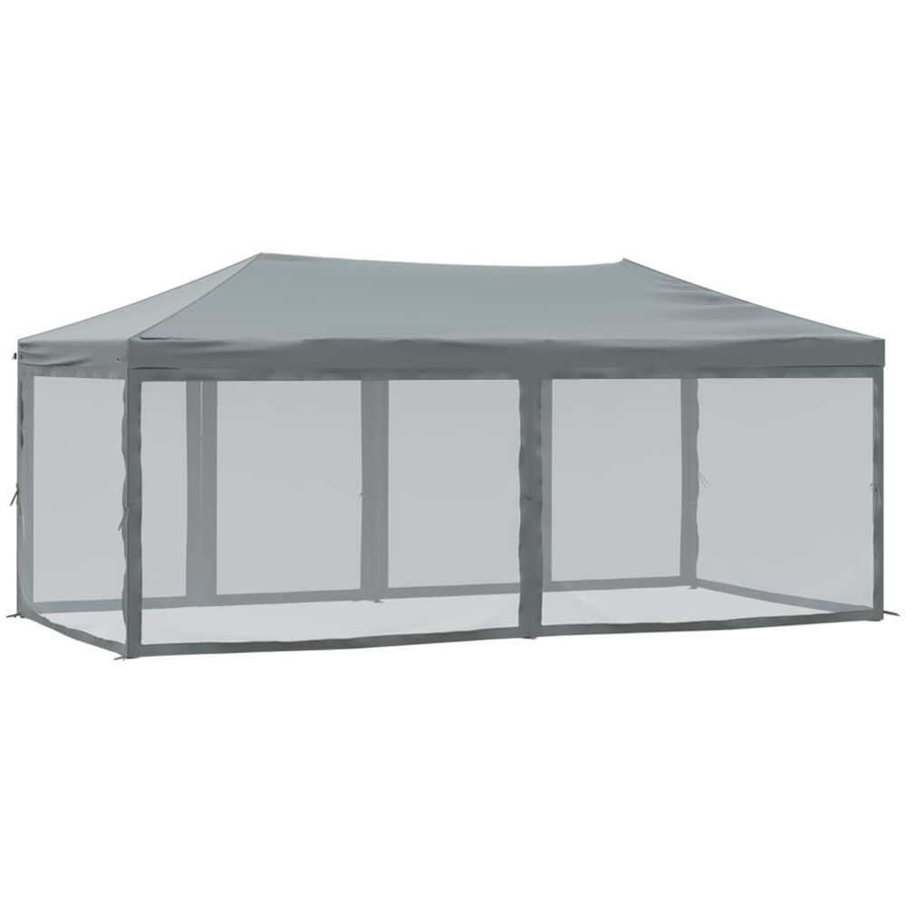 vidaXL 3 x 6m Anthracite Party Tent with Sidewalls Image 5