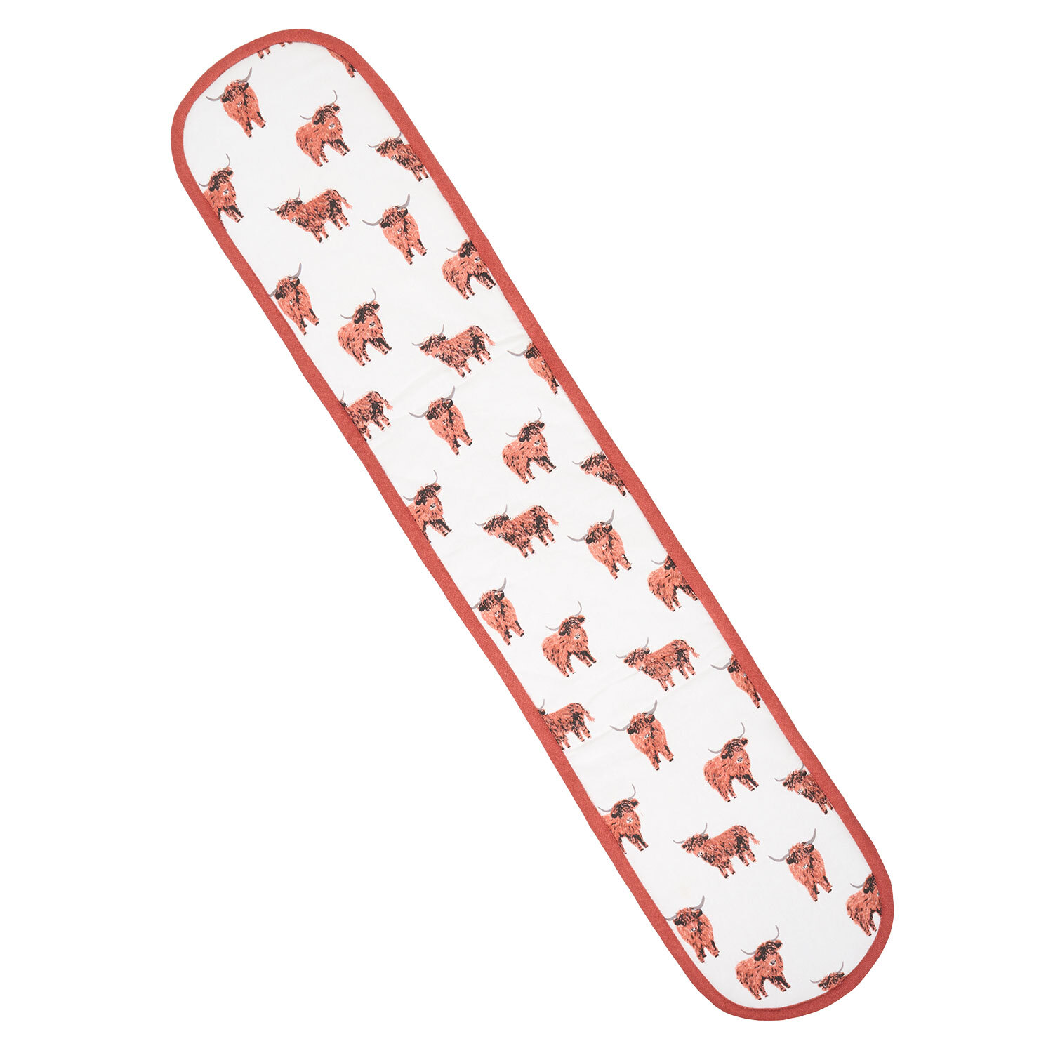Highland Cow Design Double Oven Glove Red Image 4