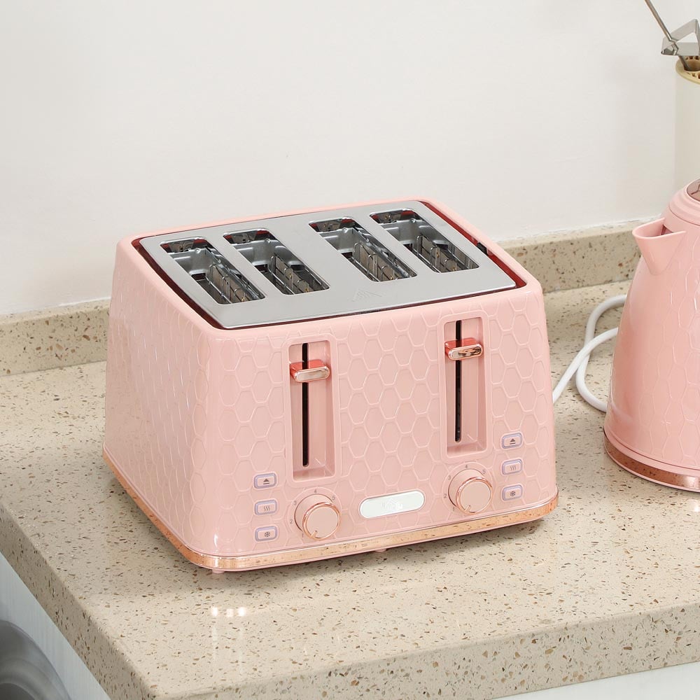 HOMCOM Blue 800-180V70BU 1.7L Kettle and 4 Slice Toaster Set Image 3