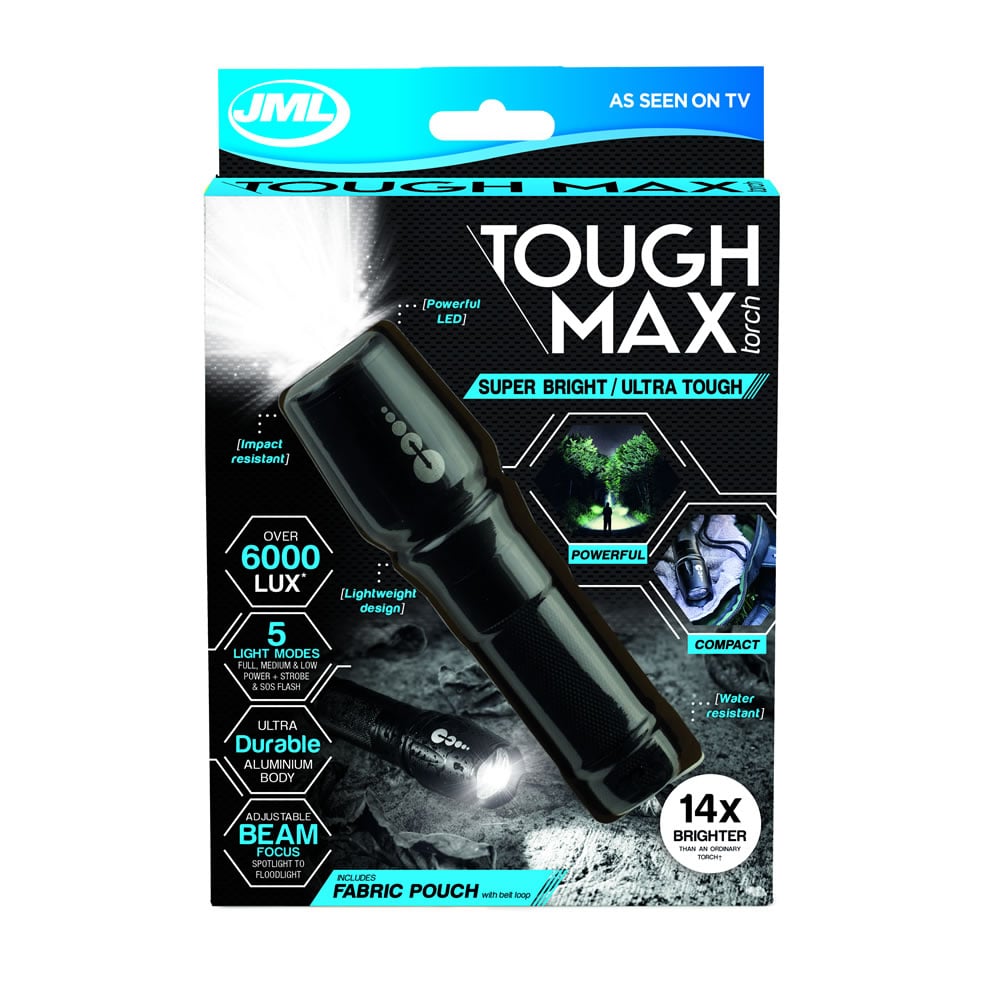 JML Tough Max Torch Powerful and Bright LED Flashlight Image 1