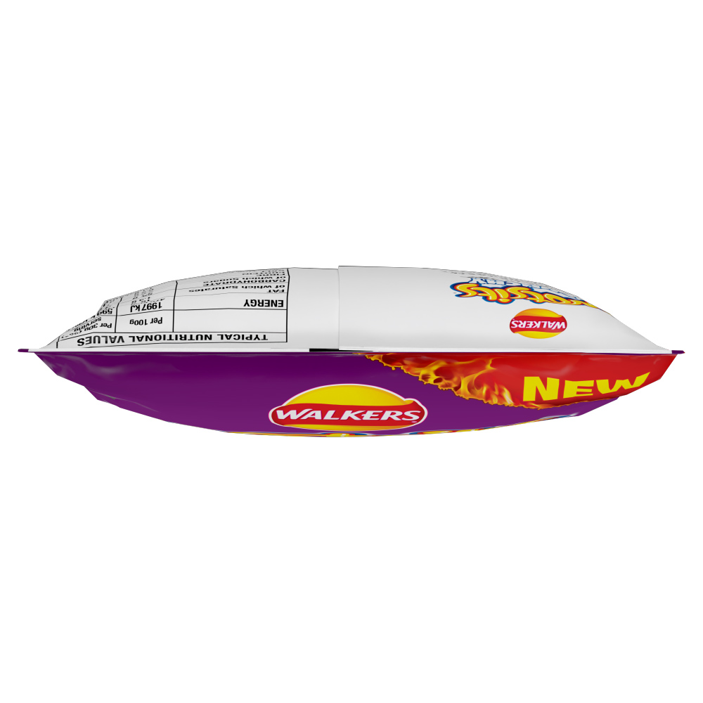 Walkers WotsitsExtra Flamin' Hot Crisps 130g Image 3