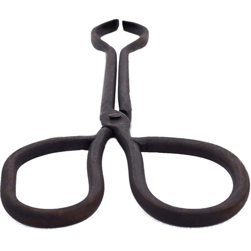Charles Bentley Black Cast Iron Coal Tongs Image 5