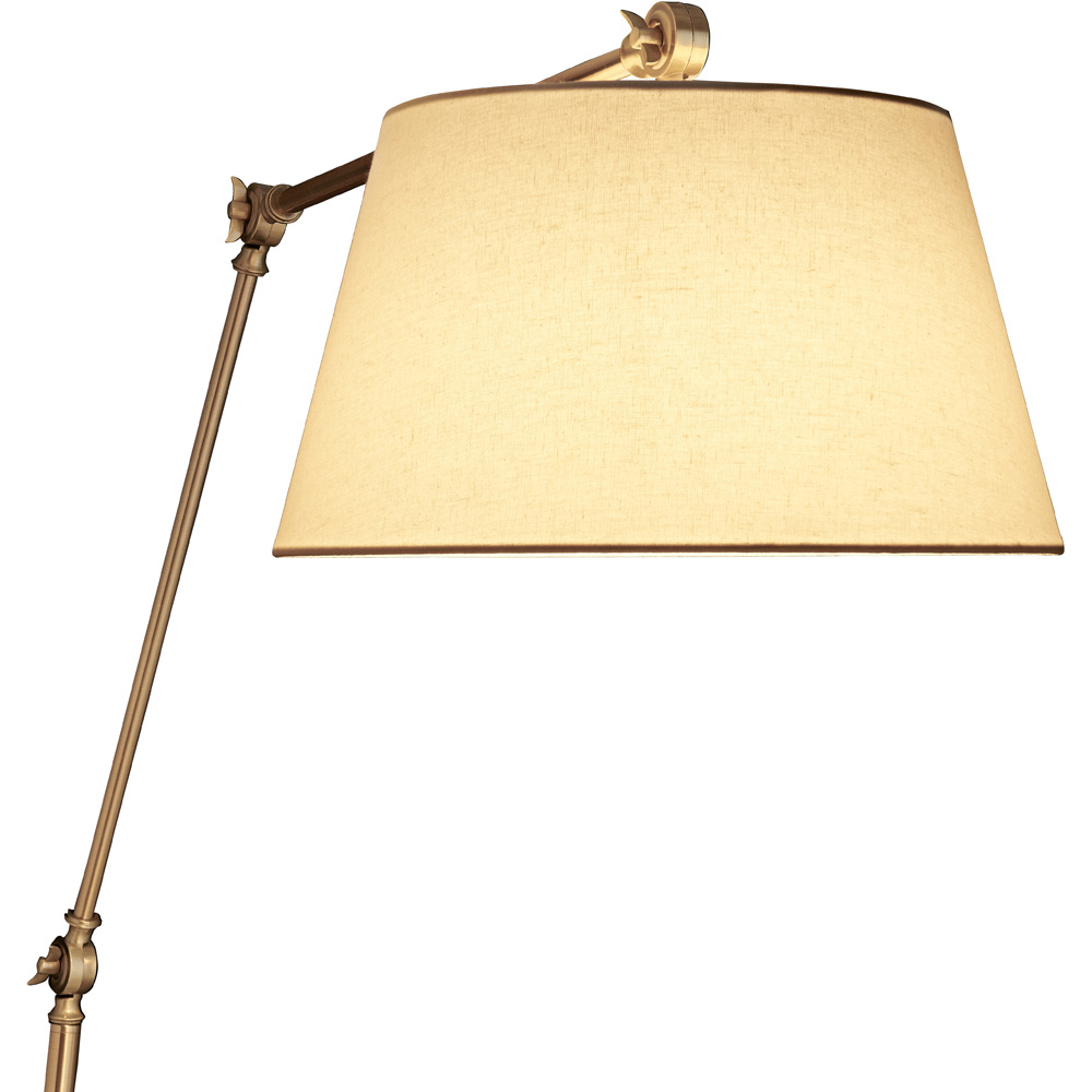Wilko Gold Effect Adjustable Floor Lamp Image 4