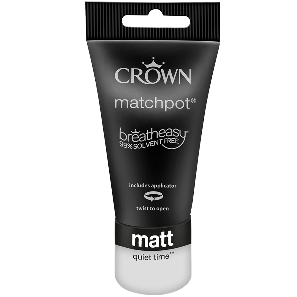 Crown Breatheasy Quiet Time Matt Feature Wall Tester Pot 40ml Image
