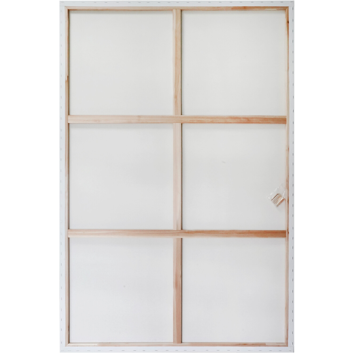 Plain Stretched Canvas White 100 x 100cm Image 3