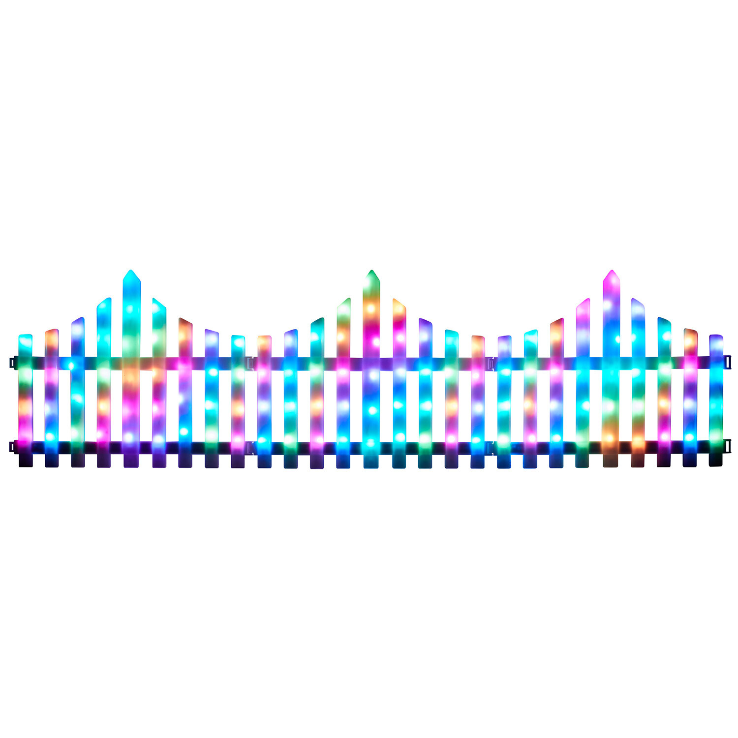LED Festive Garden Fence Lights Image 1