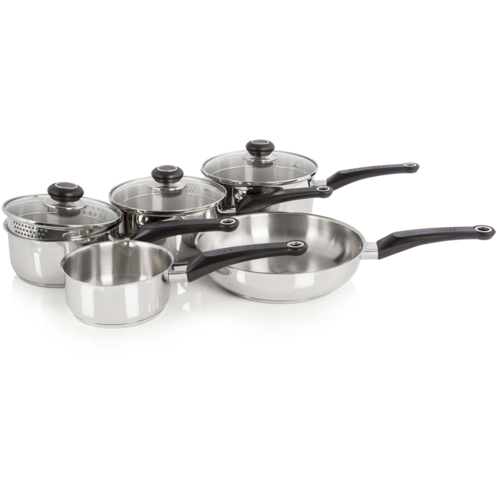 Morphy Richards 5 Piece Stainless Steel Pan Set Image 4