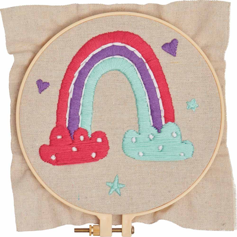 Single Wilko MYO Embroidery Rainbow/Bee in Assorted style Image 3