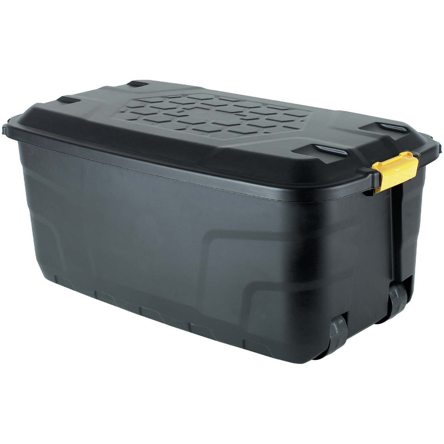 Strata Heavy Duty Box with Wheels 145L Black Image 1
