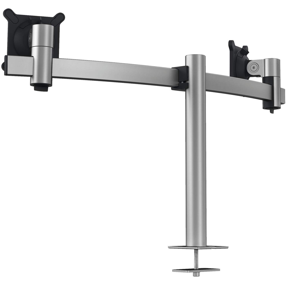 Durable Monitor Mount Pro for 2 Screens Through Desk Clamp Attachment Image 7