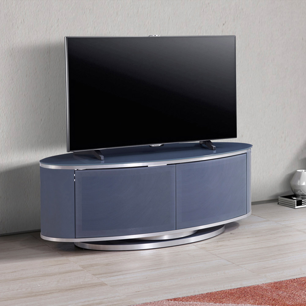 MDA Designs Luna 2 Door Grey TV Unit Image 8