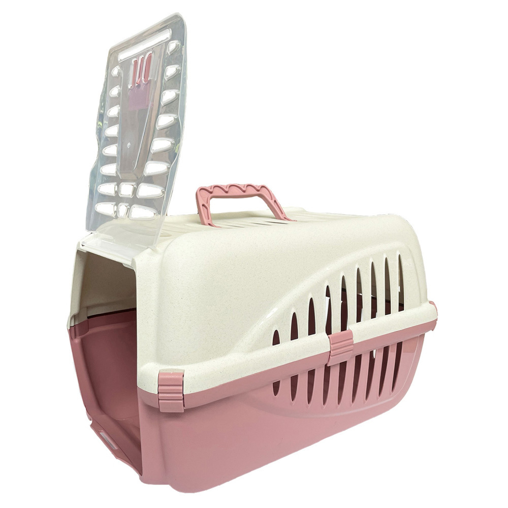 Happy Pet Blush Pink Panzer Pet Carrier 50 x 33 x 31cm Image 4