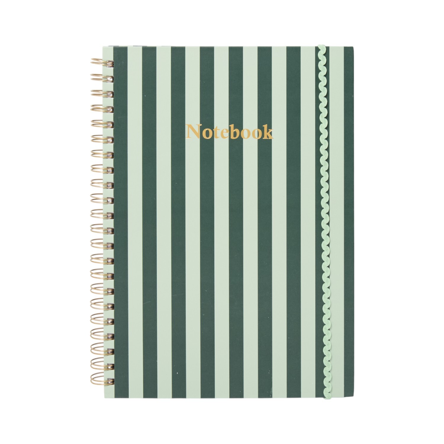 Striped Spiral Notebook Image 3