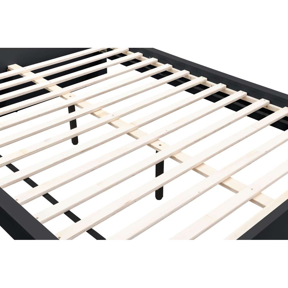 Oslo Double Black Bed Image 7