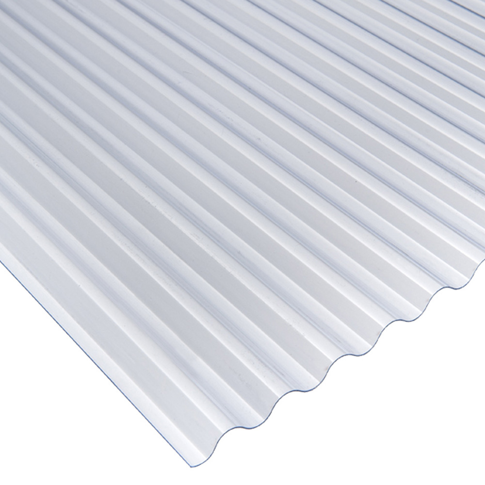 Corolux Miniature PVC Clear Corrugated Roof Sheet 1830 x 0.8mm Image