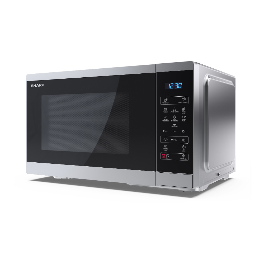 Sharp Silver 25L Solo Electronic Control Microwave 900W Image 4