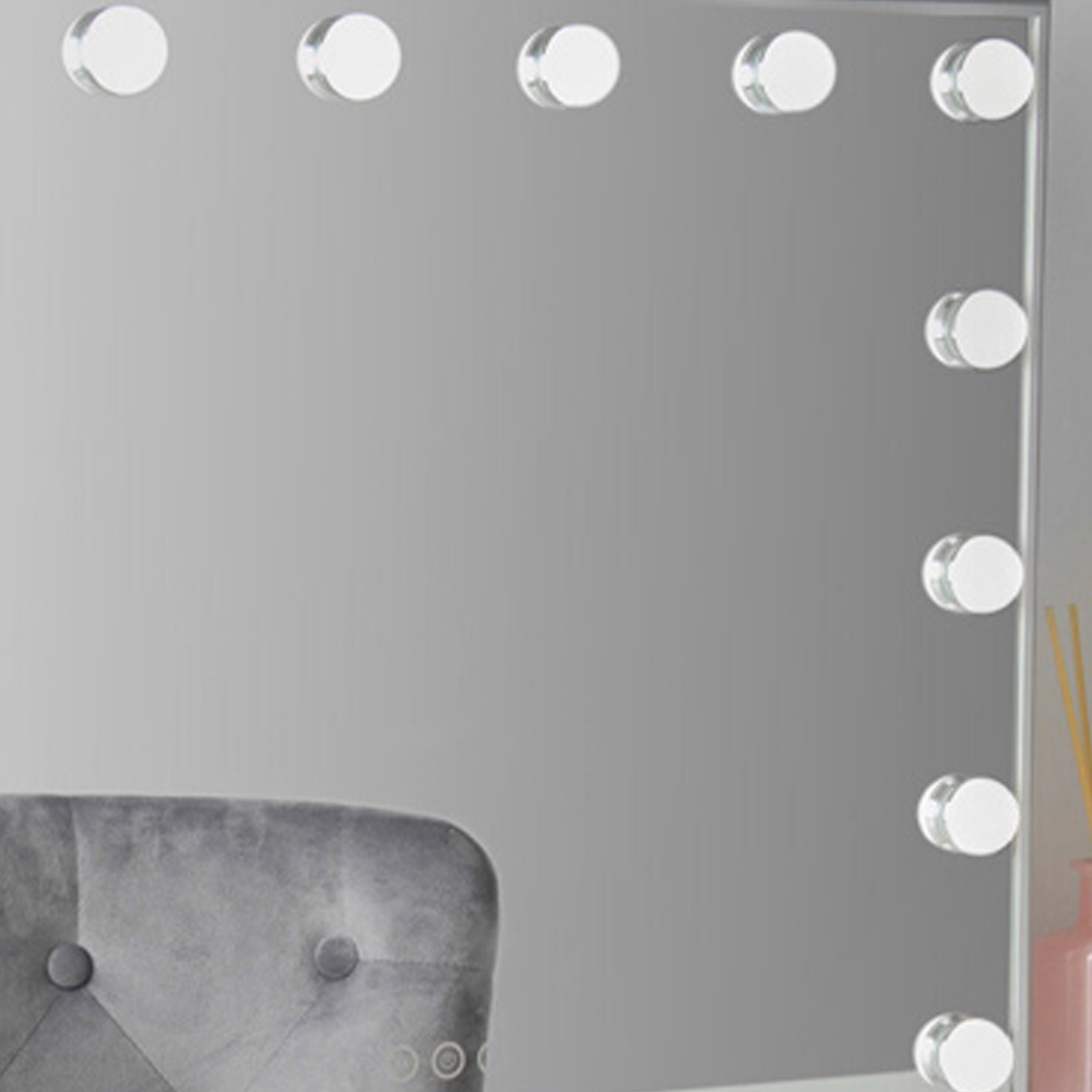 Monroe Bright Hollywood Light Up LED Vanity Mirror 52 x 60cm Image 3